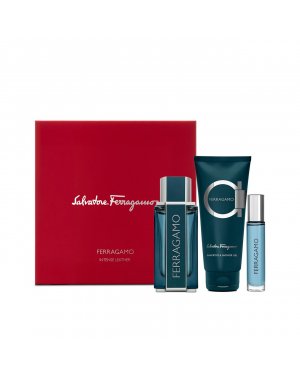 COFFRET: Salvatore Ferragamo Intense Leather Eau de Parfum 100ml Coffret